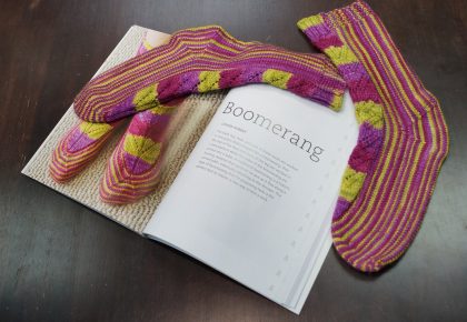 sock design by Louise Robert